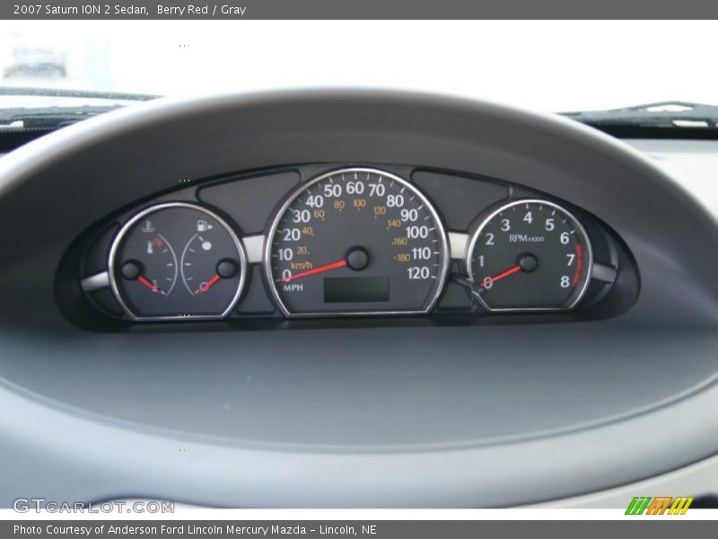 Berry Red / Gray 2007 Saturn ION 2 Sedan