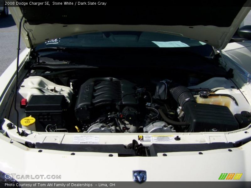 Stone White / Dark Slate Gray 2008 Dodge Charger SE