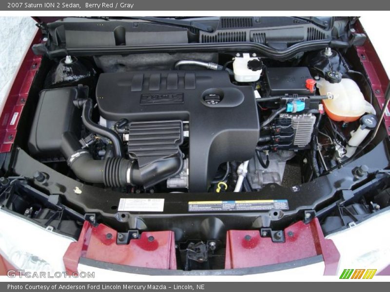 Berry Red / Gray 2007 Saturn ION 2 Sedan