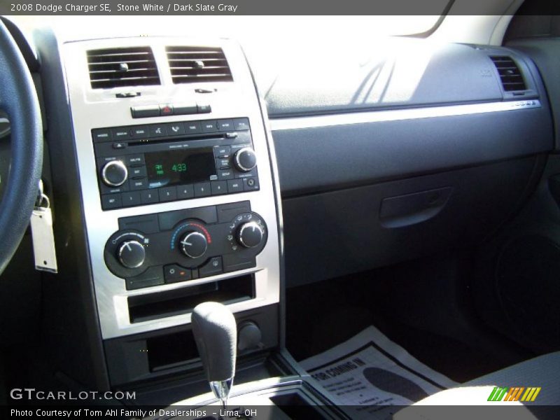 Stone White / Dark Slate Gray 2008 Dodge Charger SE