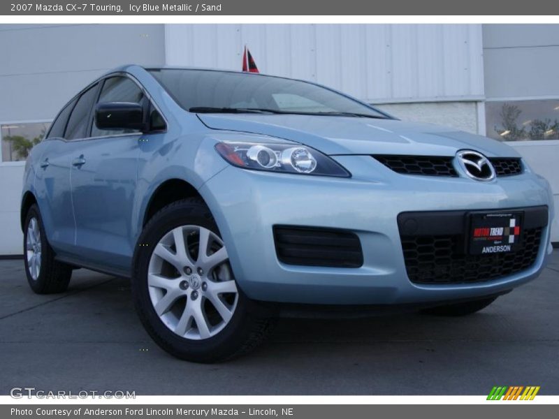 Icy Blue Metallic / Sand 2007 Mazda CX-7 Touring