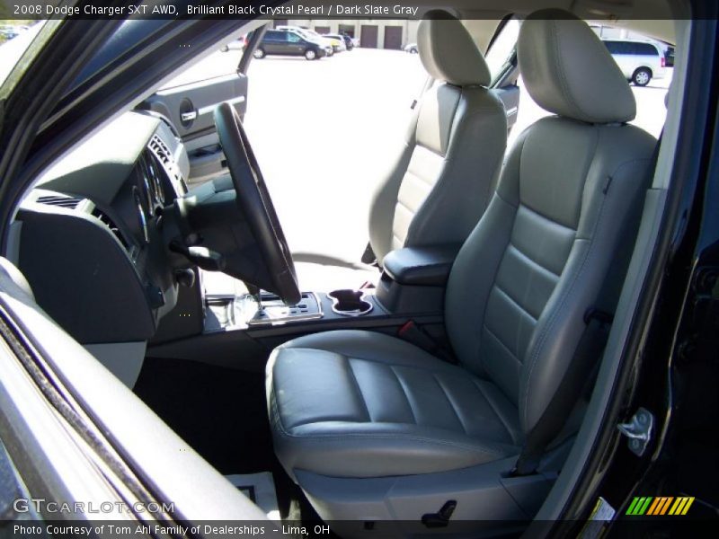 Brilliant Black Crystal Pearl / Dark Slate Gray 2008 Dodge Charger SXT AWD