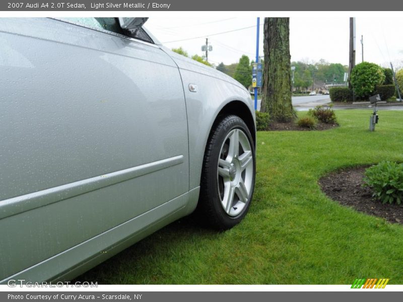 Light Silver Metallic / Ebony 2007 Audi A4 2.0T Sedan