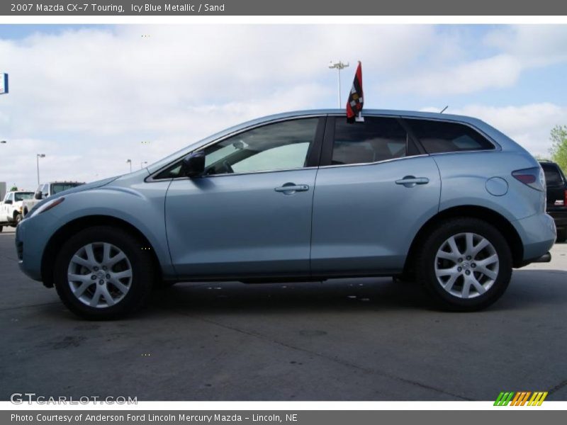 Icy Blue Metallic / Sand 2007 Mazda CX-7 Touring