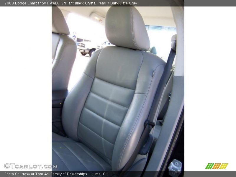 Brilliant Black Crystal Pearl / Dark Slate Gray 2008 Dodge Charger SXT AWD