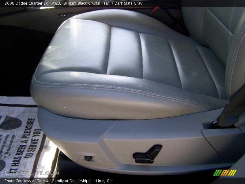 Brilliant Black Crystal Pearl / Dark Slate Gray 2008 Dodge Charger SXT AWD