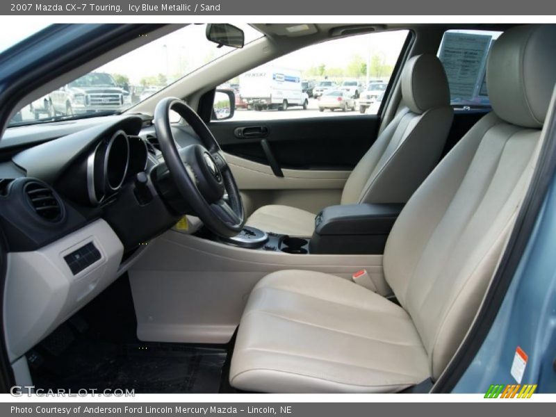 Icy Blue Metallic / Sand 2007 Mazda CX-7 Touring