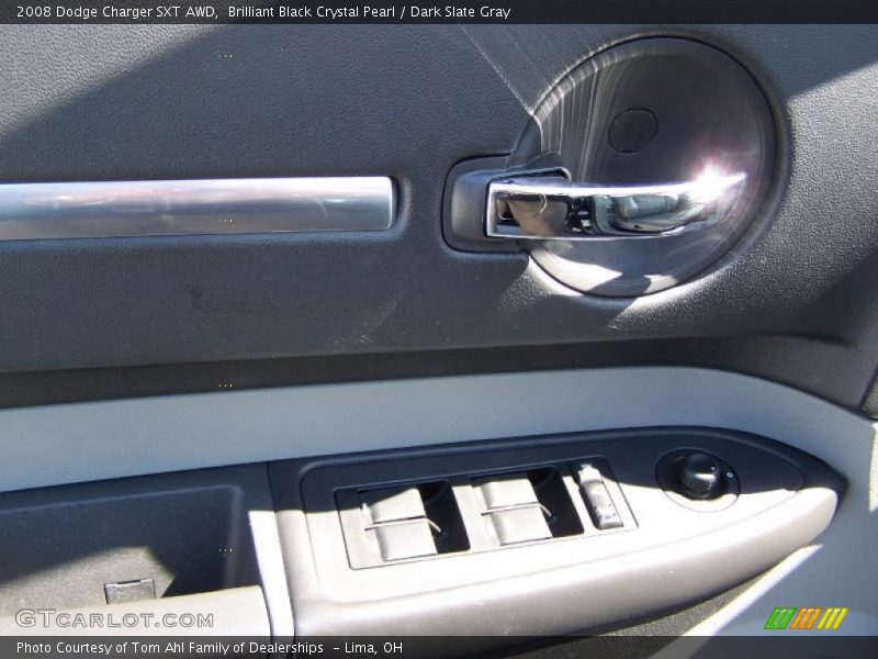 Brilliant Black Crystal Pearl / Dark Slate Gray 2008 Dodge Charger SXT AWD