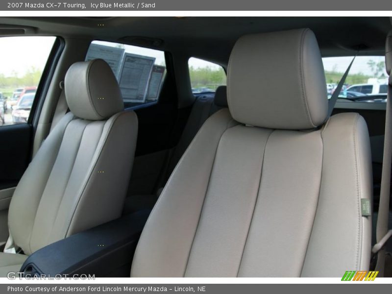 Icy Blue Metallic / Sand 2007 Mazda CX-7 Touring