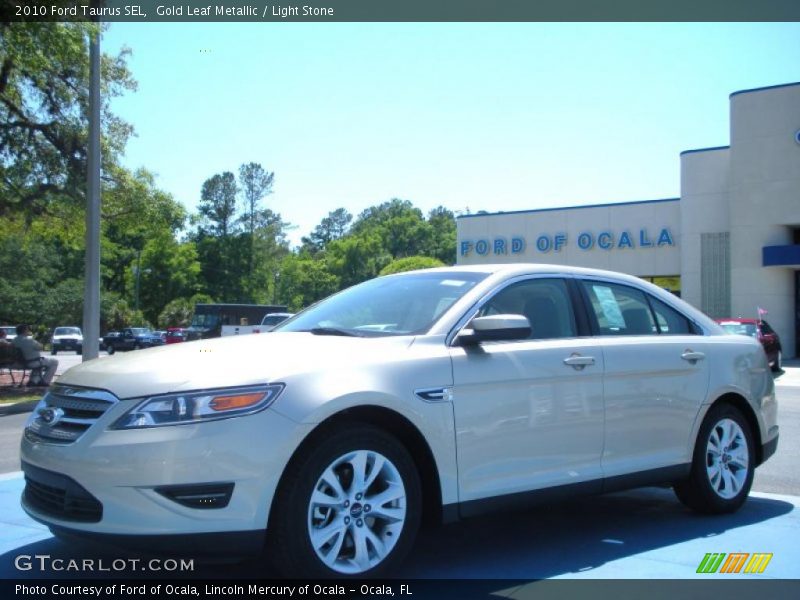 Gold Leaf Metallic / Light Stone 2010 Ford Taurus SEL