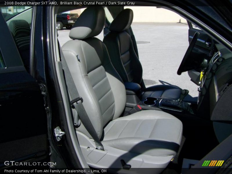 Brilliant Black Crystal Pearl / Dark Slate Gray 2008 Dodge Charger SXT AWD