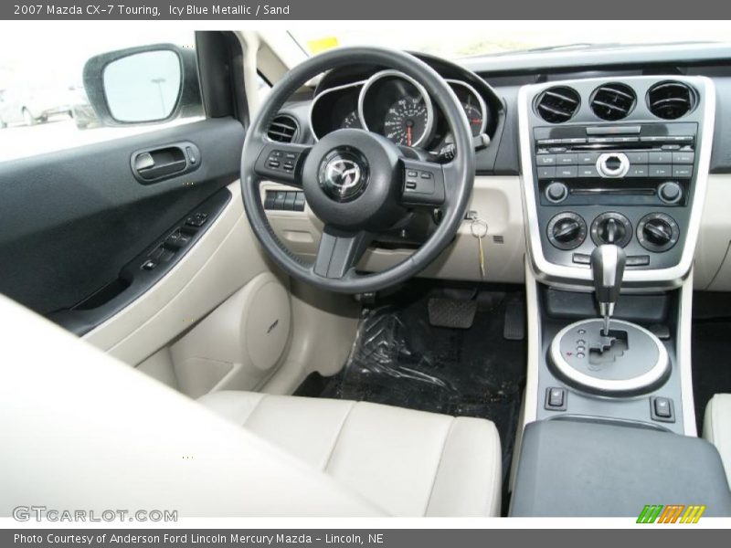 Icy Blue Metallic / Sand 2007 Mazda CX-7 Touring
