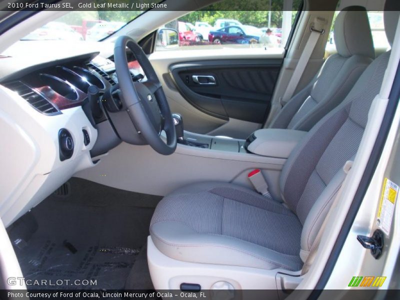Gold Leaf Metallic / Light Stone 2010 Ford Taurus SEL