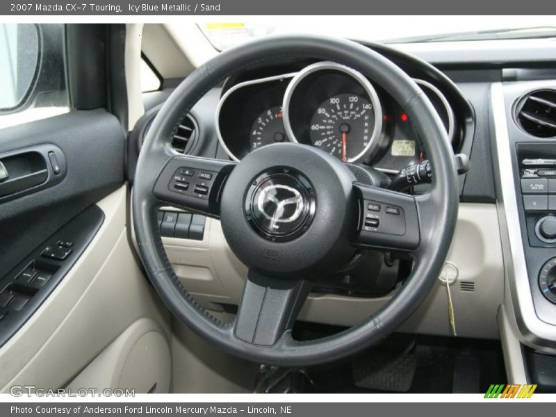 Icy Blue Metallic / Sand 2007 Mazda CX-7 Touring