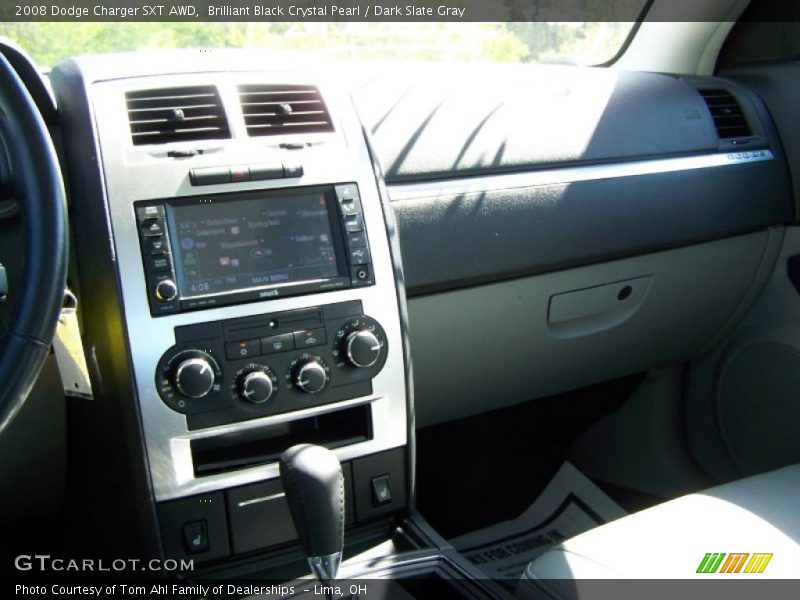 Brilliant Black Crystal Pearl / Dark Slate Gray 2008 Dodge Charger SXT AWD