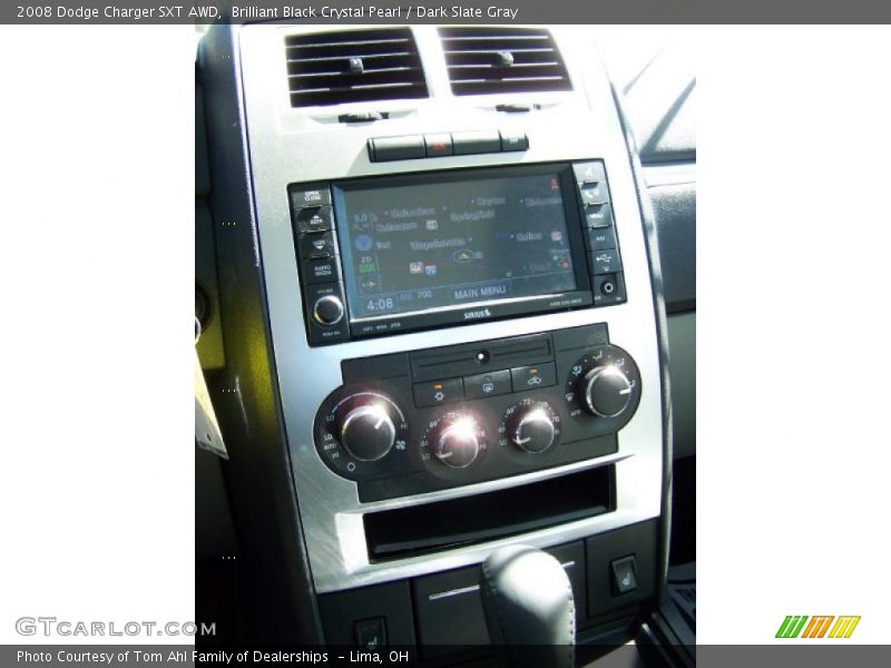 Brilliant Black Crystal Pearl / Dark Slate Gray 2008 Dodge Charger SXT AWD