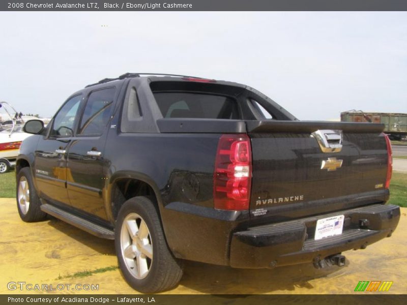 Black / Ebony/Light Cashmere 2008 Chevrolet Avalanche LTZ