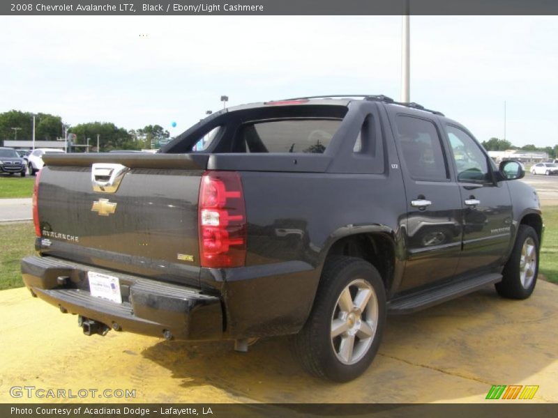 Black / Ebony/Light Cashmere 2008 Chevrolet Avalanche LTZ