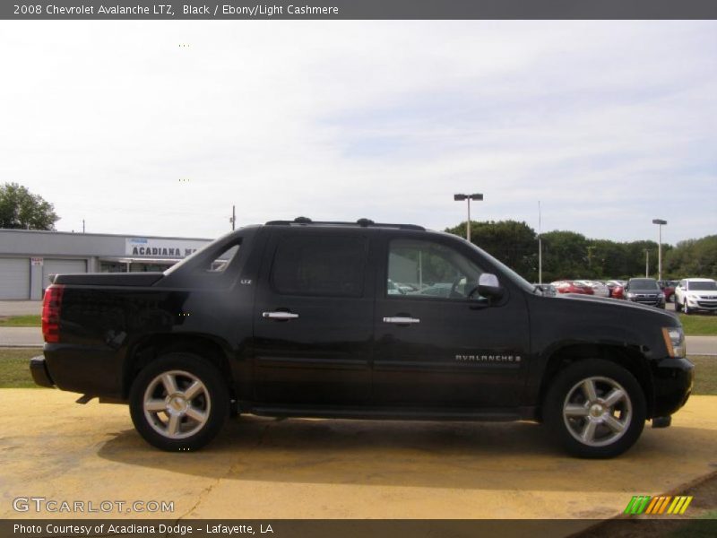 Black / Ebony/Light Cashmere 2008 Chevrolet Avalanche LTZ