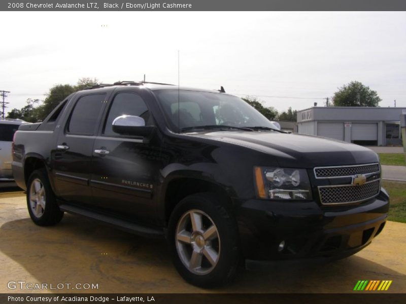 Black / Ebony/Light Cashmere 2008 Chevrolet Avalanche LTZ