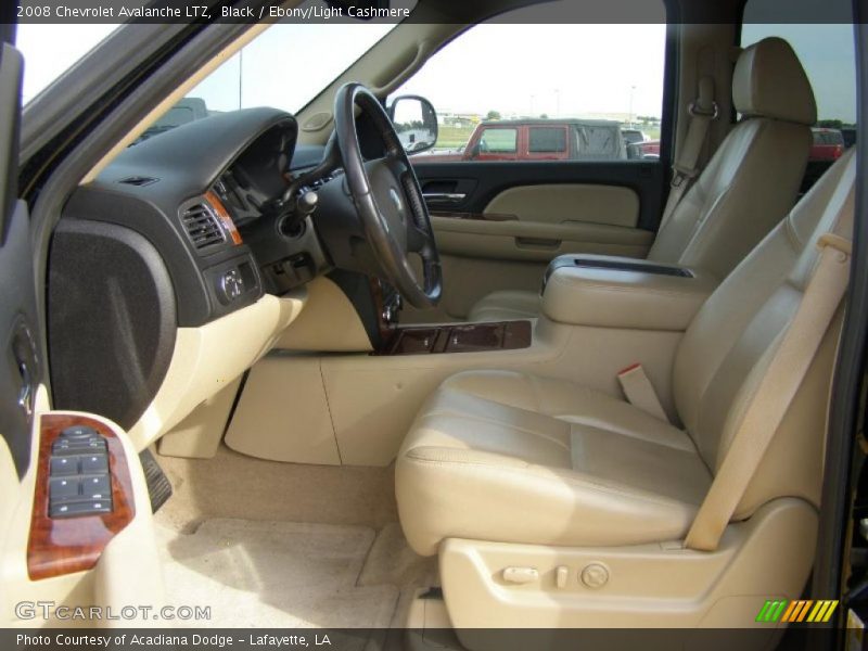 Black / Ebony/Light Cashmere 2008 Chevrolet Avalanche LTZ