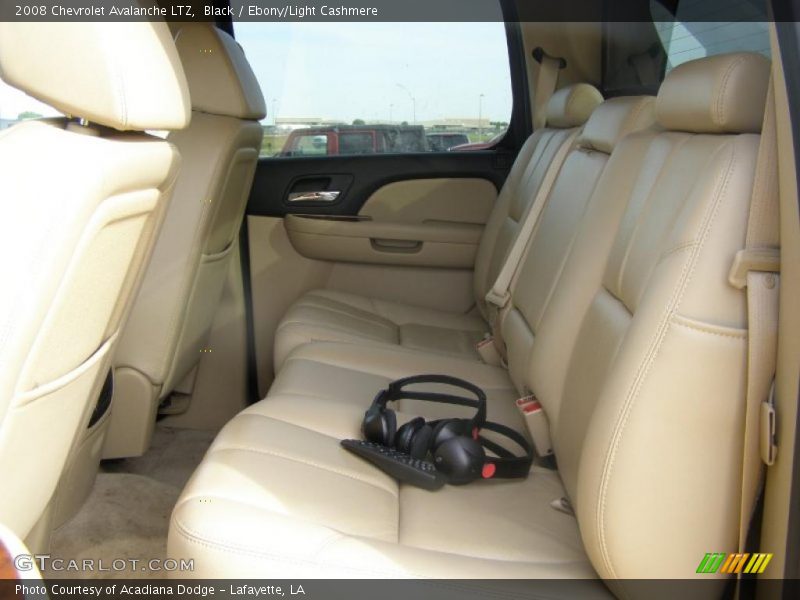 Black / Ebony/Light Cashmere 2008 Chevrolet Avalanche LTZ