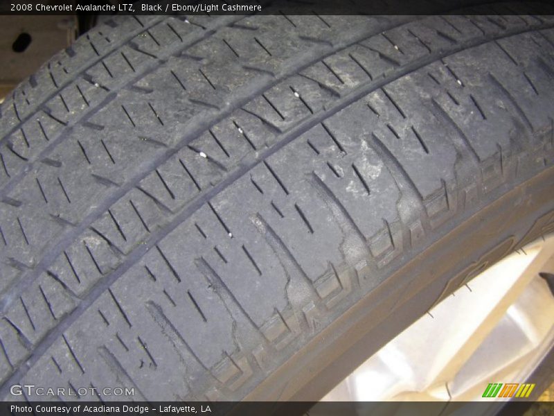 Black / Ebony/Light Cashmere 2008 Chevrolet Avalanche LTZ