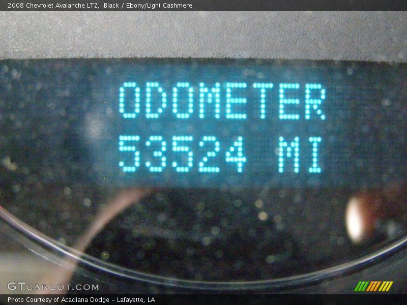 Black / Ebony/Light Cashmere 2008 Chevrolet Avalanche LTZ