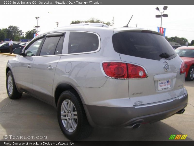 Quicksilver Metallic / Dark Titanium/Titanium 2009 Buick Enclave CX