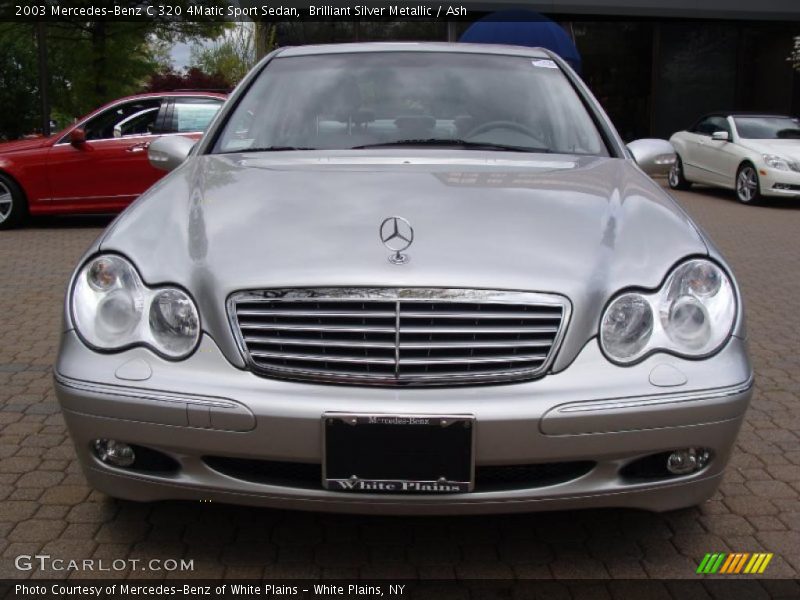 Brilliant Silver Metallic / Ash 2003 Mercedes-Benz C 320 4Matic Sport Sedan