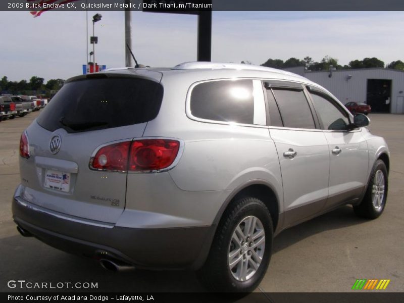 Quicksilver Metallic / Dark Titanium/Titanium 2009 Buick Enclave CX