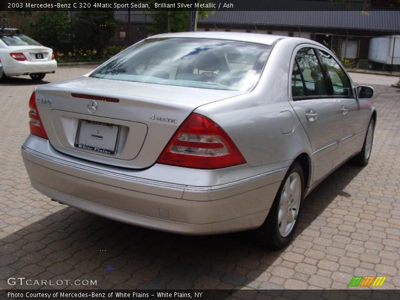 Brilliant Silver Metallic / Ash 2003 Mercedes-Benz C 320 4Matic Sport Sedan