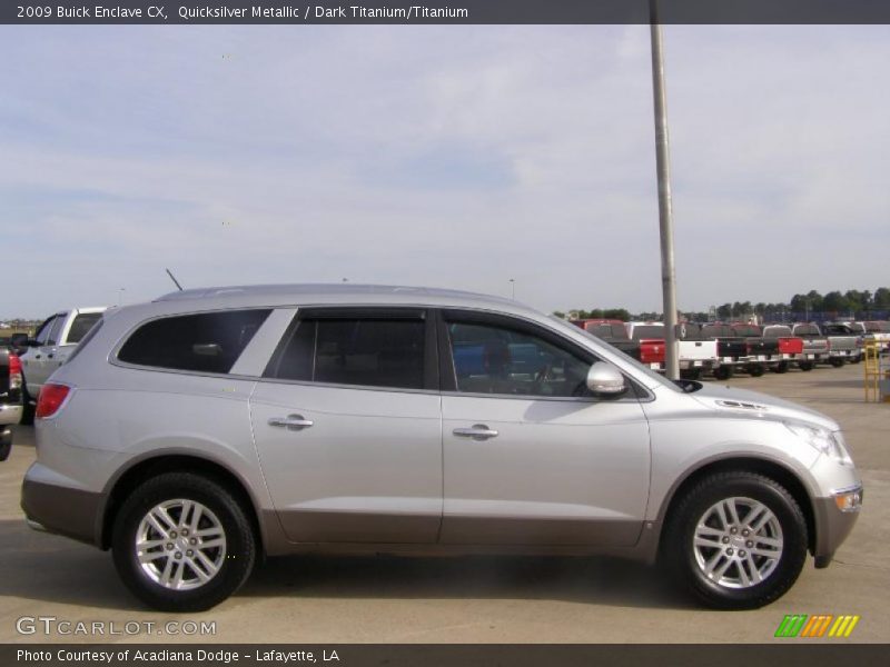 Quicksilver Metallic / Dark Titanium/Titanium 2009 Buick Enclave CX