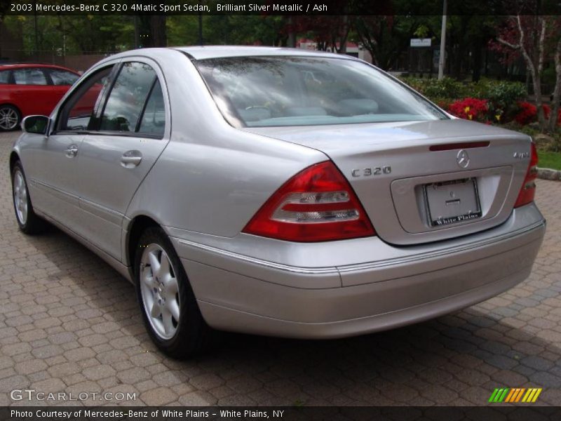 Brilliant Silver Metallic / Ash 2003 Mercedes-Benz C 320 4Matic Sport Sedan