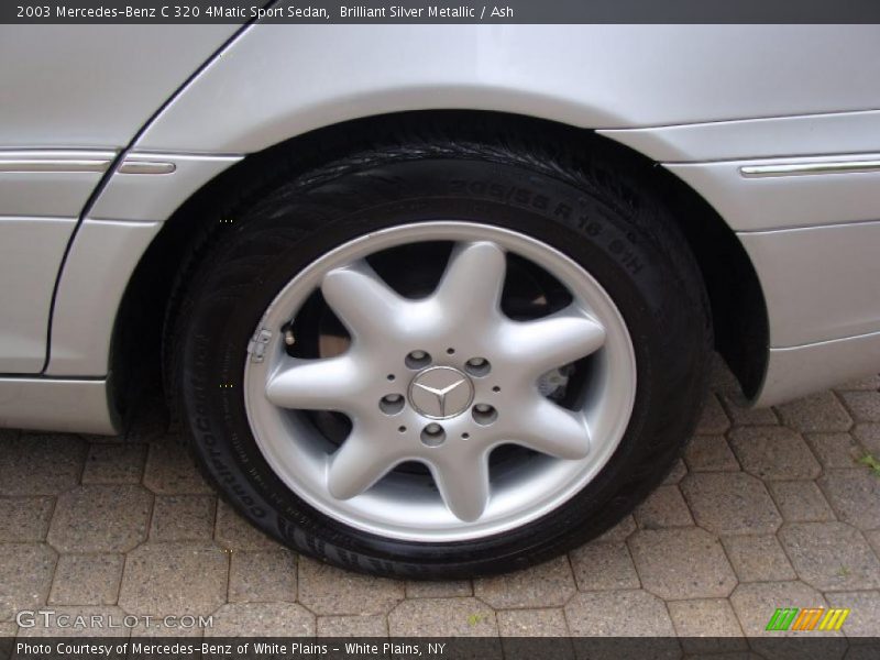 Brilliant Silver Metallic / Ash 2003 Mercedes-Benz C 320 4Matic Sport Sedan