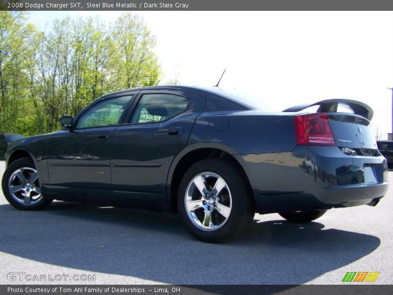 Steel Blue Metallic / Dark Slate Gray 2008 Dodge Charger SXT