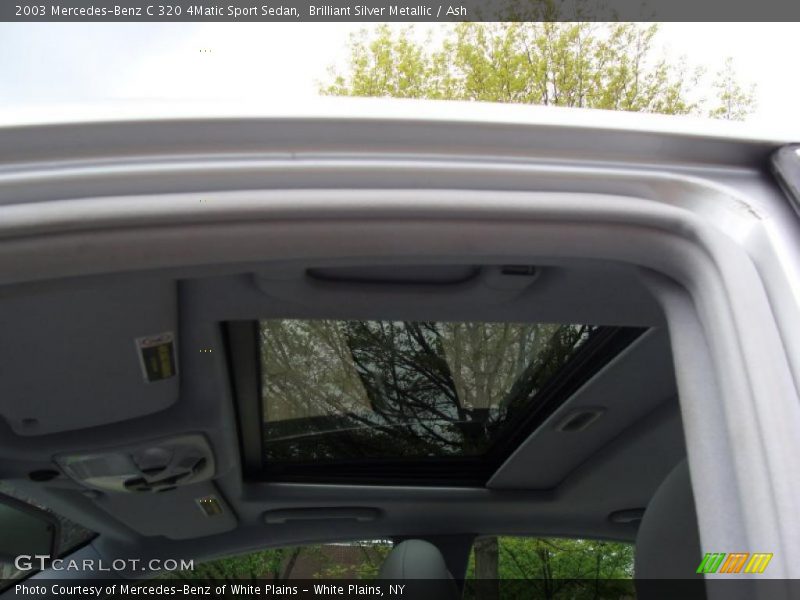 Brilliant Silver Metallic / Ash 2003 Mercedes-Benz C 320 4Matic Sport Sedan