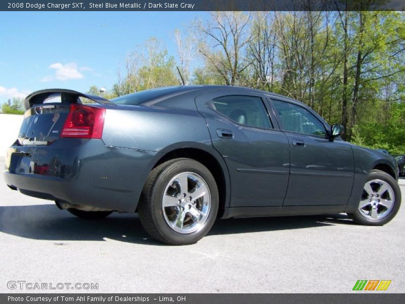 Steel Blue Metallic / Dark Slate Gray 2008 Dodge Charger SXT