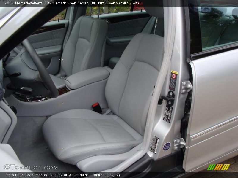 Brilliant Silver Metallic / Ash 2003 Mercedes-Benz C 320 4Matic Sport Sedan