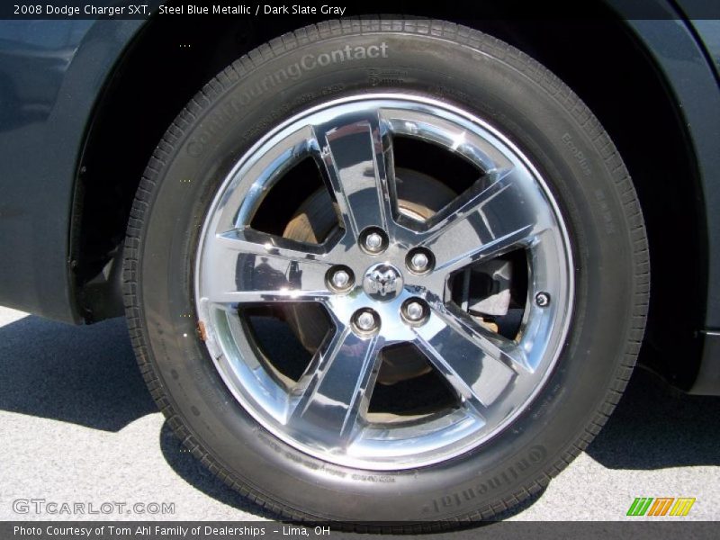 Steel Blue Metallic / Dark Slate Gray 2008 Dodge Charger SXT