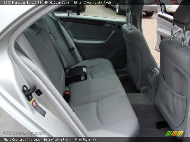 Brilliant Silver Metallic / Ash 2003 Mercedes-Benz C 320 4Matic Sport Sedan
