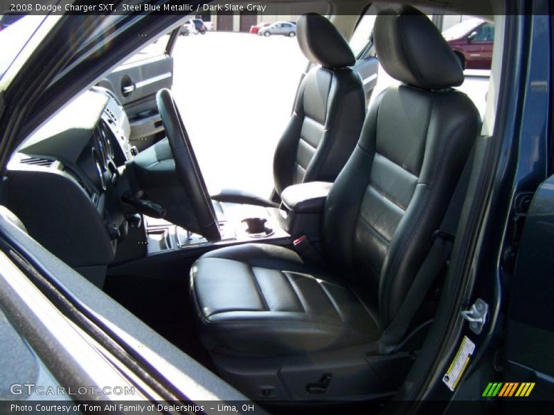 Steel Blue Metallic / Dark Slate Gray 2008 Dodge Charger SXT