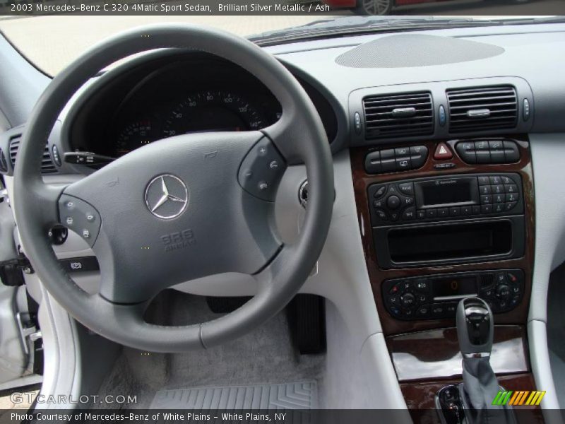 Brilliant Silver Metallic / Ash 2003 Mercedes-Benz C 320 4Matic Sport Sedan