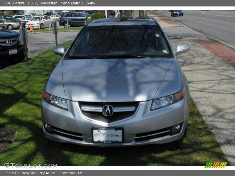 Alabaster Silver Metallic / Ebony 2008 Acura TL 3.2