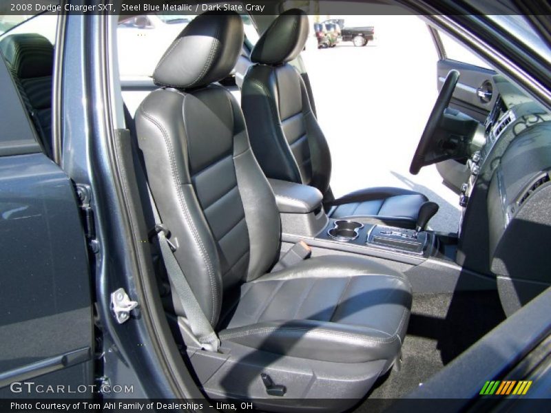Steel Blue Metallic / Dark Slate Gray 2008 Dodge Charger SXT