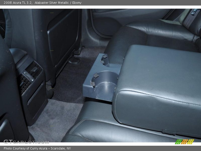 Alabaster Silver Metallic / Ebony 2008 Acura TL 3.2
