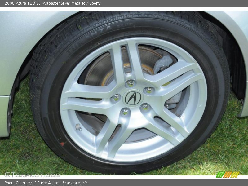 Alabaster Silver Metallic / Ebony 2008 Acura TL 3.2