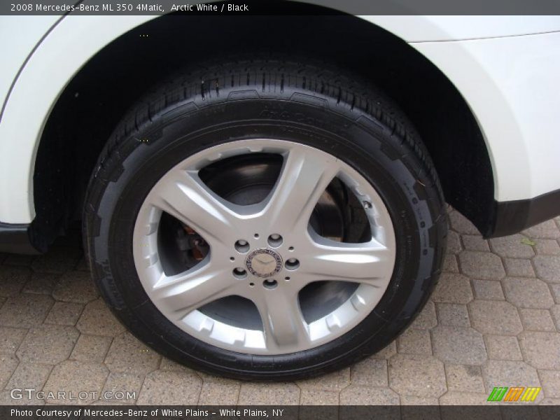 Arctic White / Black 2008 Mercedes-Benz ML 350 4Matic