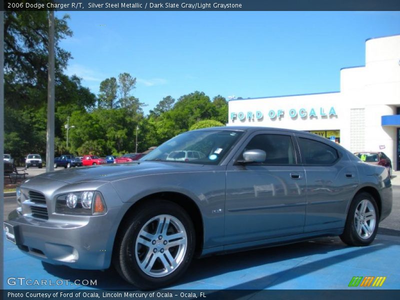 Silver Steel Metallic / Dark Slate Gray/Light Graystone 2006 Dodge Charger R/T