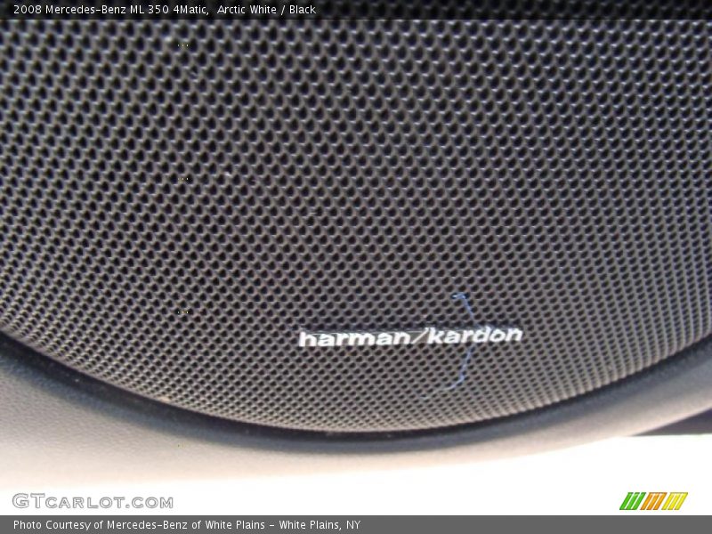 Arctic White / Black 2008 Mercedes-Benz ML 350 4Matic